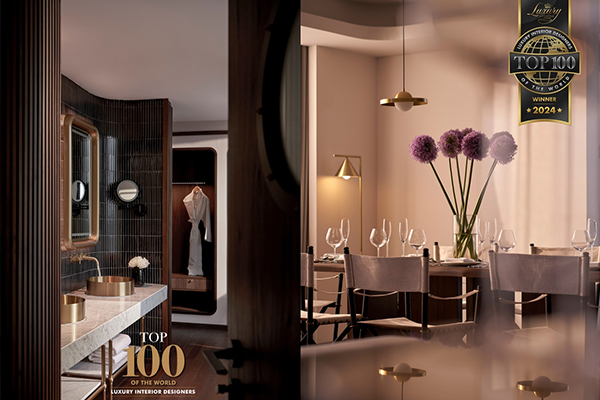 Top 100 Luxury Interior Designers of the World 2024 by Luxury Lifestyle Awards