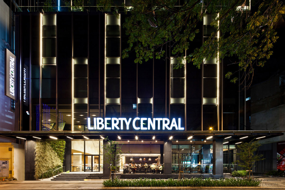 Hotel entrance-interior design project by Kaze Studio in HCMC